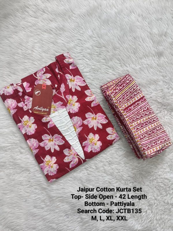 JCTB135 - Jaipur Cotton Top and Bottom - Without Lining