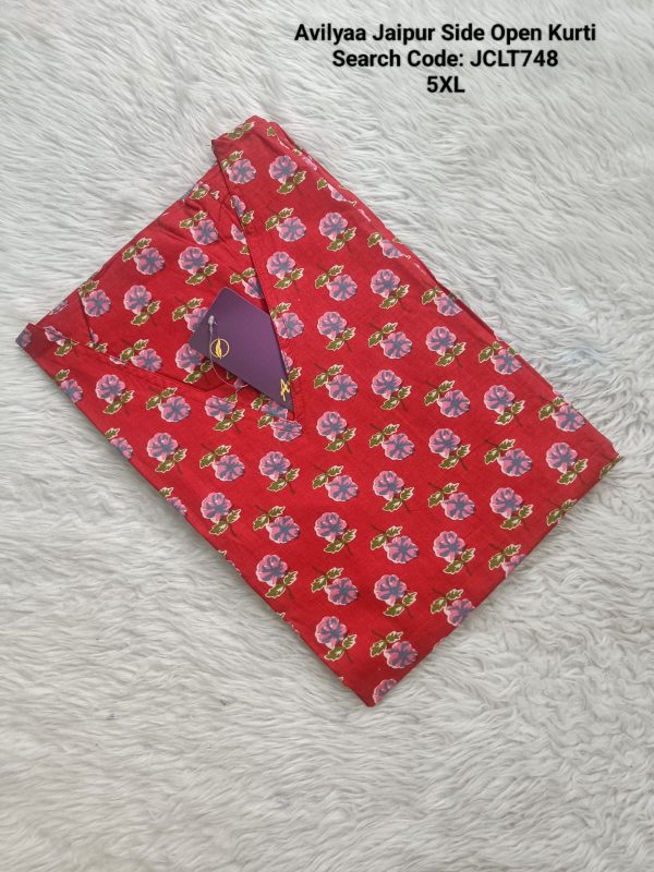 JCLT748- Jaipur Cotton Top Only without Lining