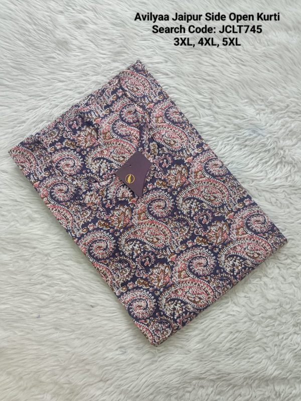 JCLT745- Jaipur Cotton Top Only without Lining