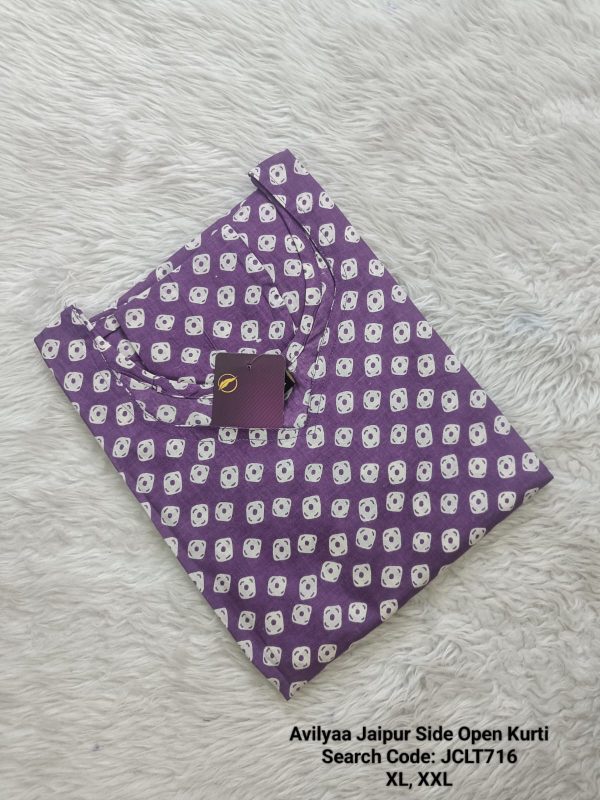 JCLT716- Jaipur Cotton Top Only without Lining