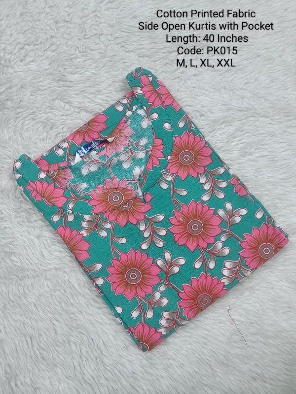 PK015 - Side Open Kurtis with Pocket