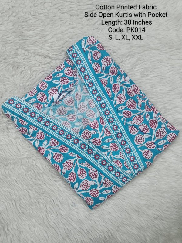 PK014 - Side Open Kurtis with Pocket