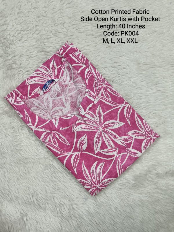 PK004 - Side Open Kurtis with Pocket