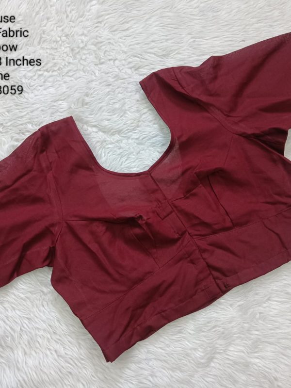 CRMB059 - 3 Dart Readymade Blouse - Tamilnadu Style Stitching