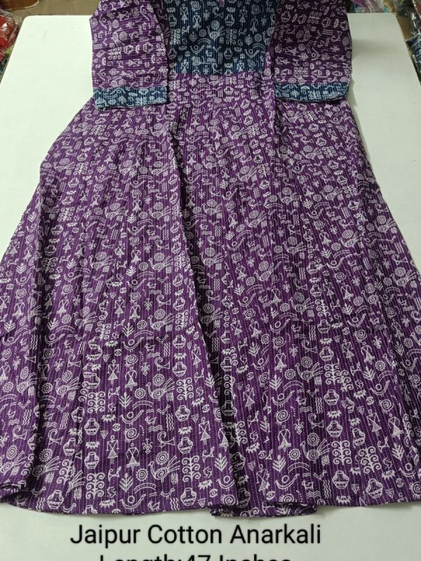 JA479- Jaipur Cotton Anarkali
