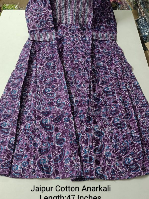 JA473- Jaipur Cotton Anarkali