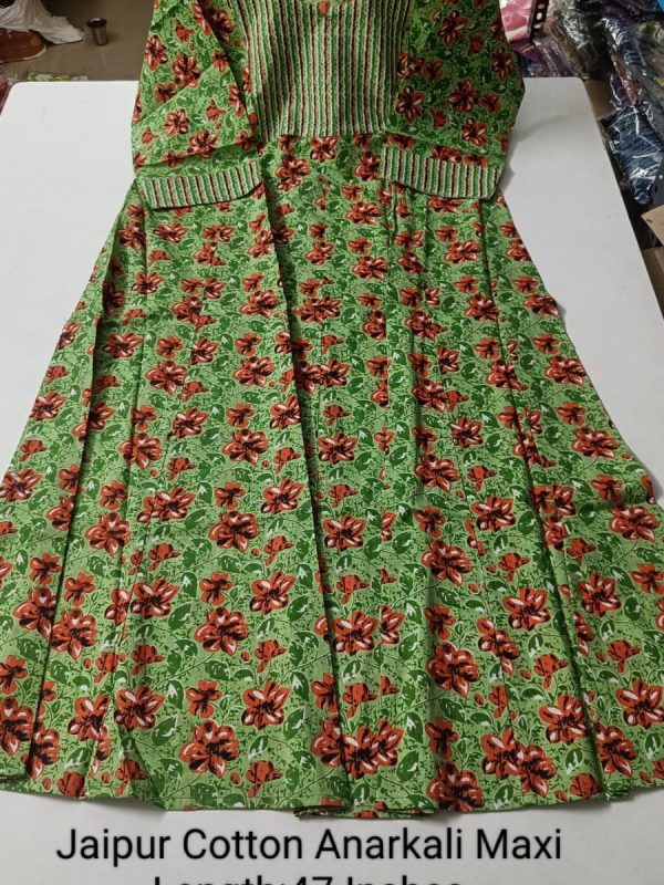JA467- Jaipur Cotton Anarkali