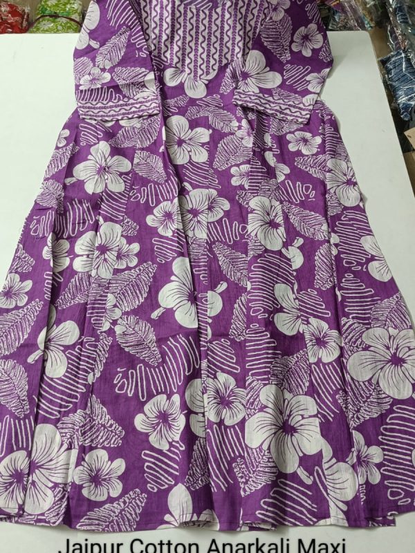 JA464- Jaipur Cotton Anarkali