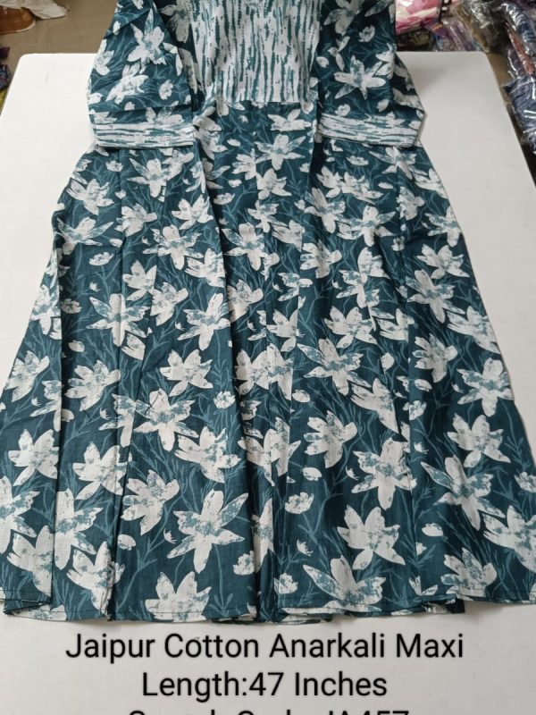 JA457- Jaipur Cotton Anarkali