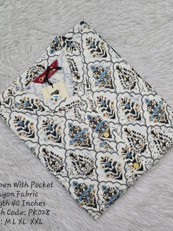 PK028 - Side Open Kurtis with Pocket