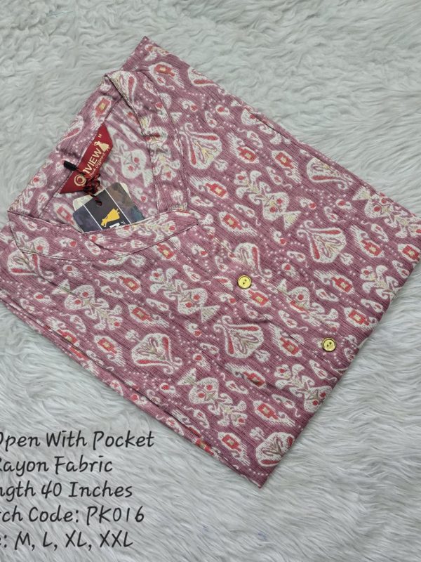 PK016 - Side Open Kurtis with Pocket