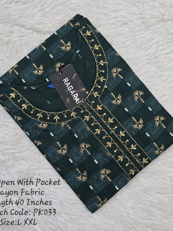 PK033 - Side Open Kurtis with Pocket