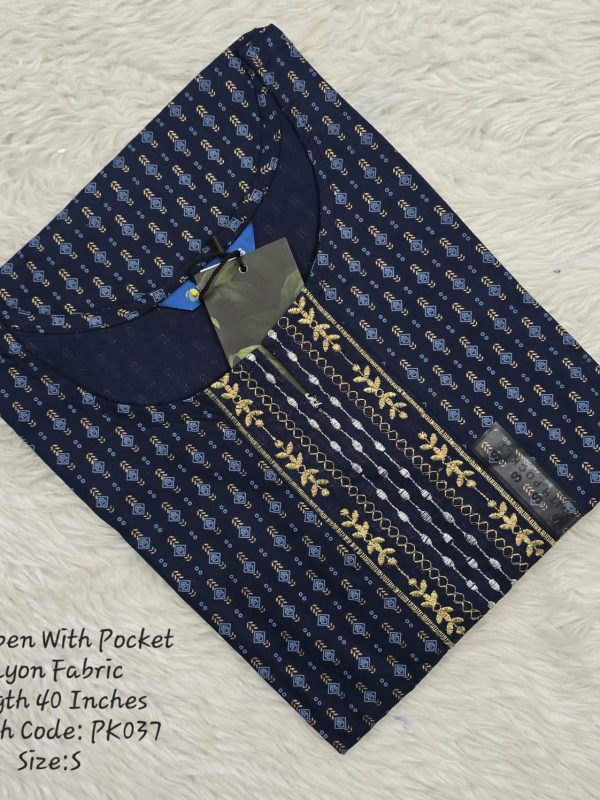 PK037 - Side Open Kurtis with Pocket