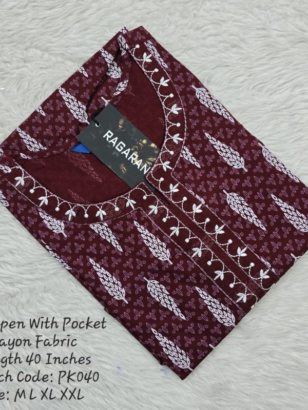 PK040 - Side Open Kurtis with Pocket