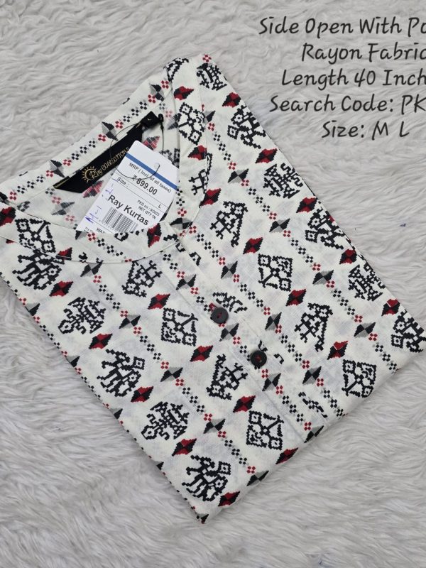 PK047 - Side Open Kurtis with Pocket