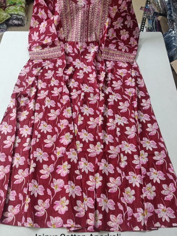 JA499- Jaipur Cotton Anarkali