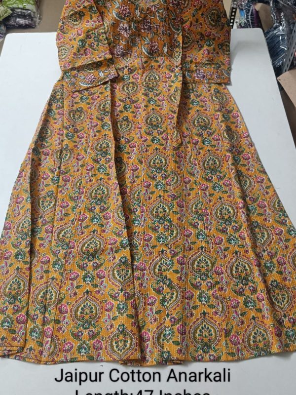 JA487- Jaipur Cotton Anarkali