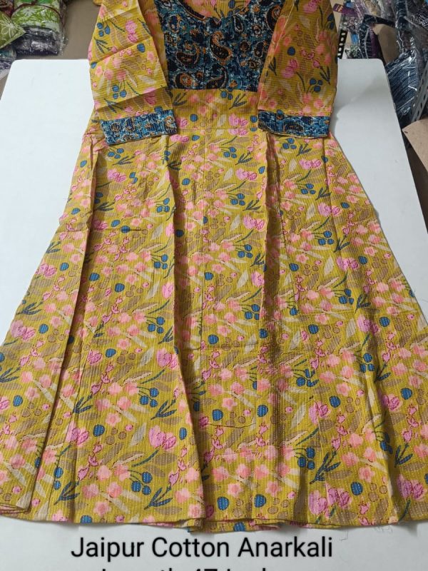 JA485- Jaipur Cotton Anarkali