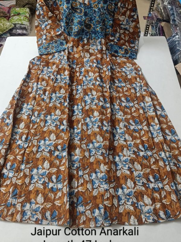 JA484- Jaipur Cotton Anarkali