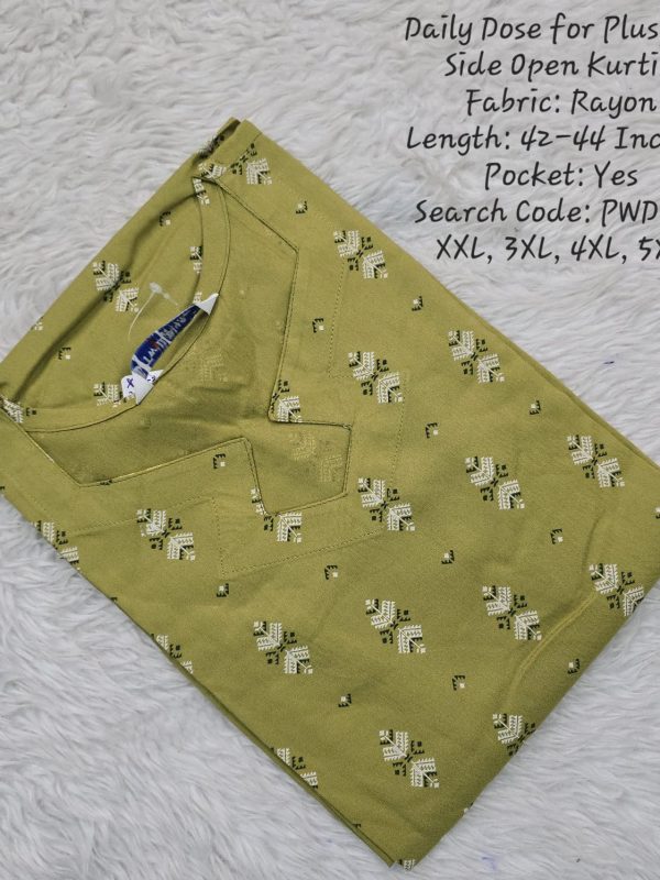 PWD036- Daily Wear Budget Friendly Kurtis - XXL to 5XL