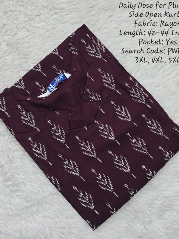 PWD032- Daily Wear Budget Friendly Kurtis - 3XL to 5XL