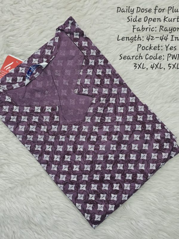 PWD030- Daily Wear Budget Friendly Kurtis - 3XL to 5XL