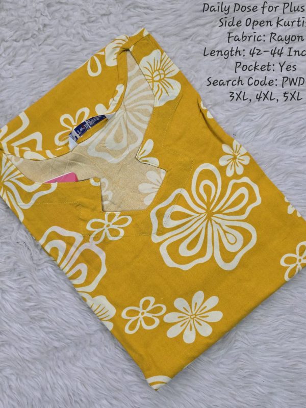 PWD025- Daily Wear Budget Friendly Kurtis - XXL to 5XL