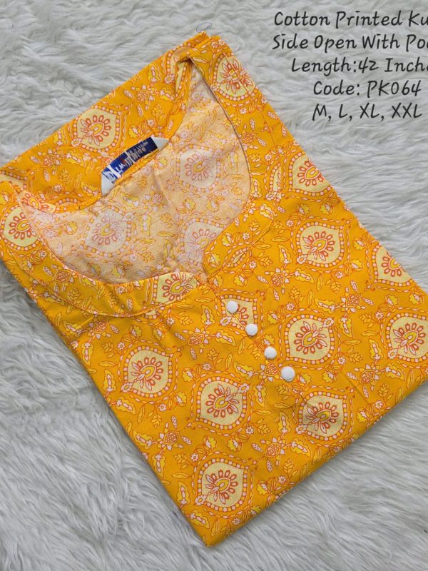 PK064 - Side Open Kurtis with Pocket