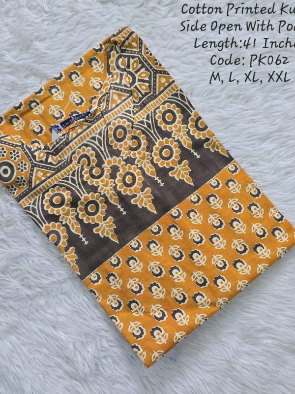 PK062 - Side Open Kurtis with Pocket