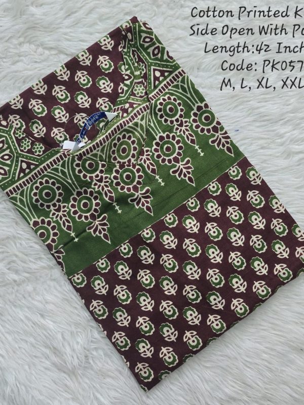 PK057 - Side Open Kurtis with Pocket