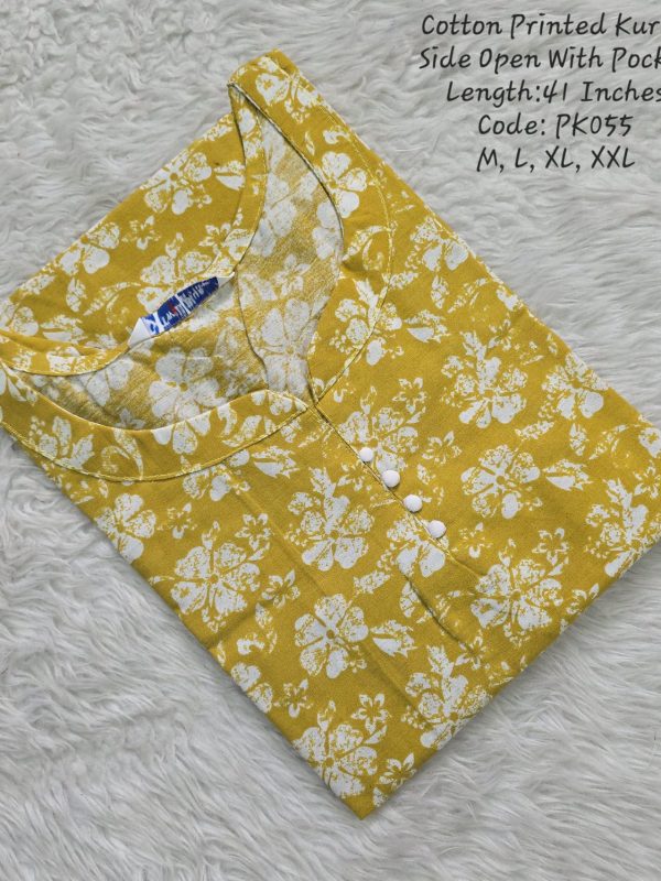 PK055 - Side Open Kurtis with Pocket