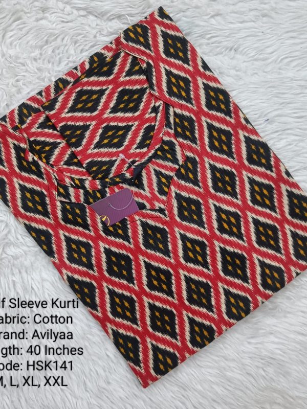 HSK141 - Half Sleeve Kurtis