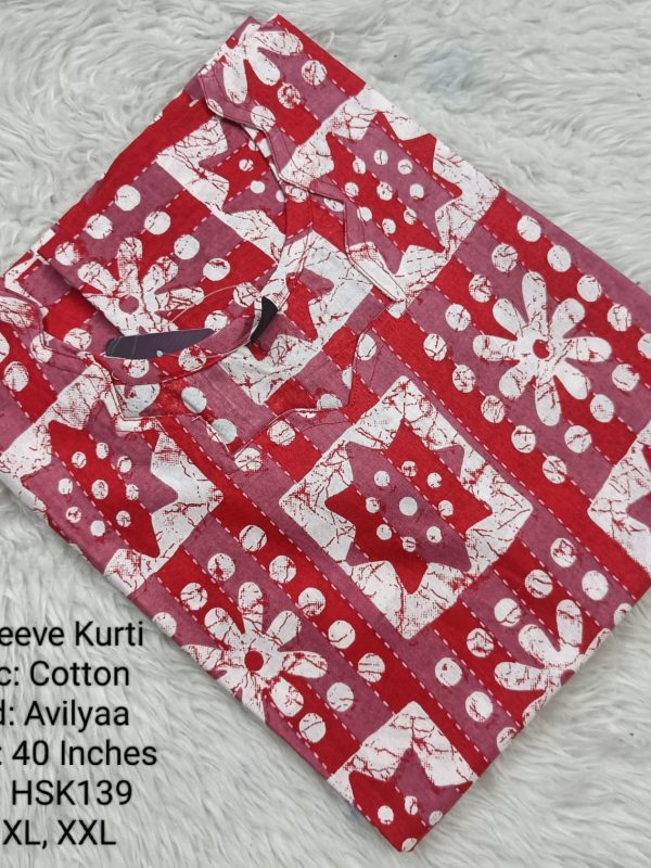HSK139 - Half Sleeve Kurtis