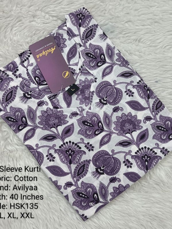 HSK135 - Half Sleeve Kurtis