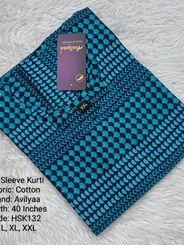 HSK132 - Half Sleeve Kurtis