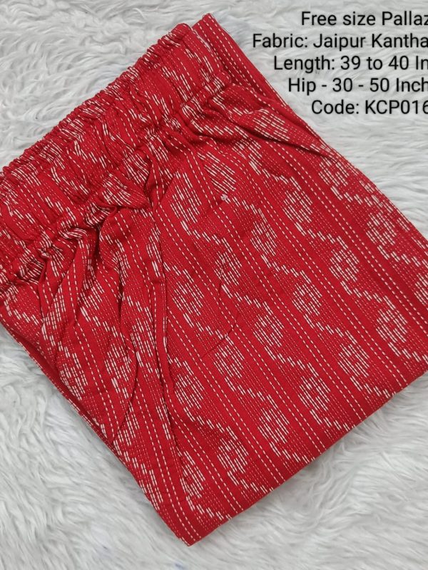 KCP016- Jaipur Cotton Palazzo - Free Size