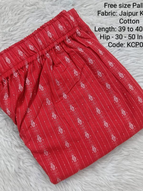 KCP006 - Jaipur Cotton Palazzo - Free Size