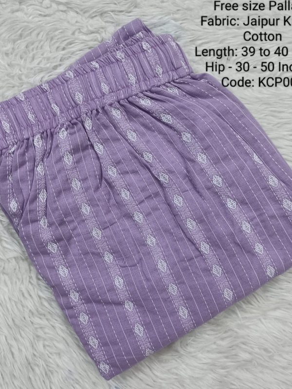 KCP003- Jaipur Cotton Palazzo - Free Size