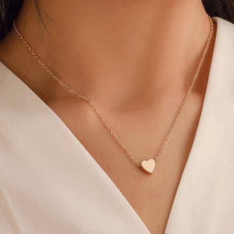 KNJ005 - Classic Pendant Necklace – Minimal Gold Chain for Women