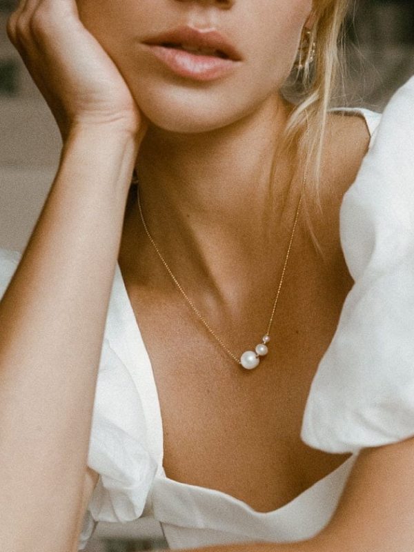 KNJ009 - Classic Pendant Necklace – Minimal Gold Chain for Women