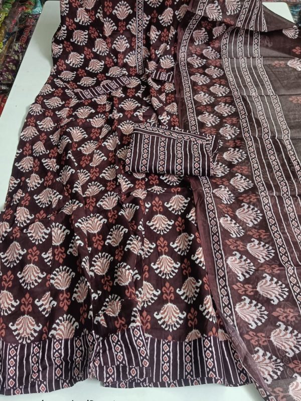 BAS015 - Cotton Anarkali Full Set