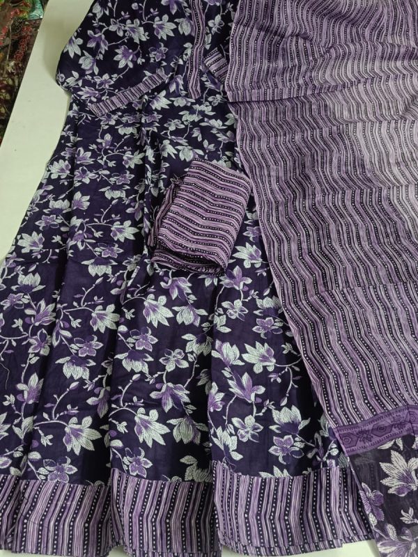 BAS013 - Cotton Anarkali Full Set