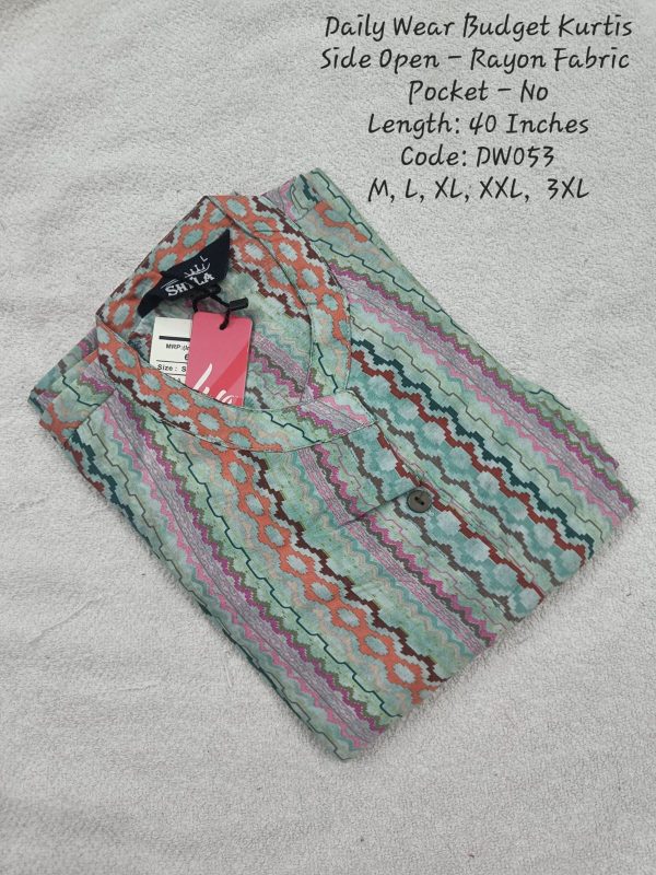 DW053- Daily Wear Budget Friendly Kurtis