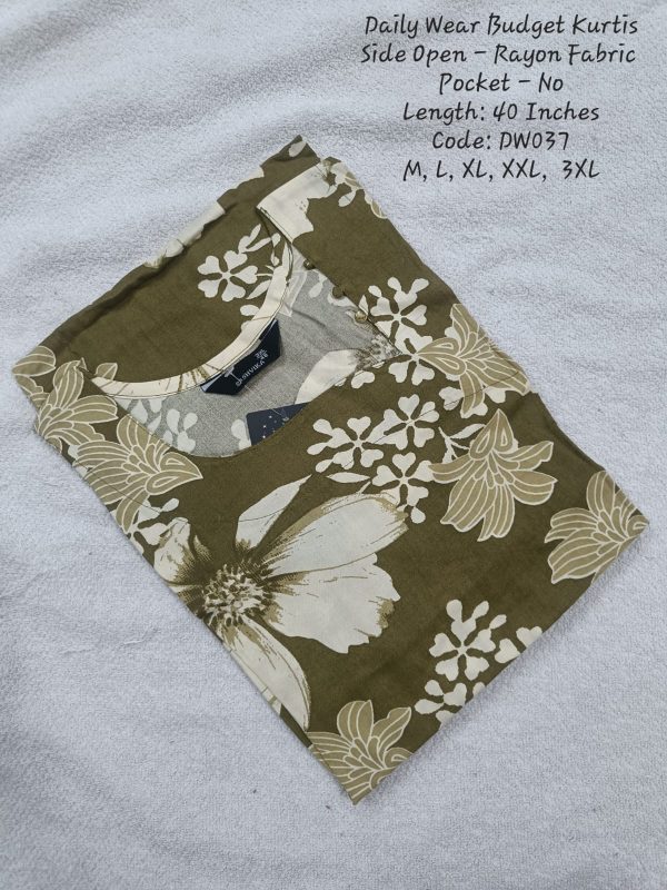DW037- Daily Wear Budget Friendly Kurtis