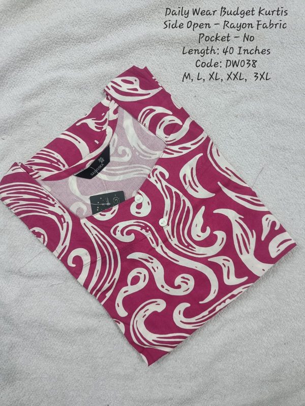 DW038 - Daily Wear Budget Friendly Kurtis