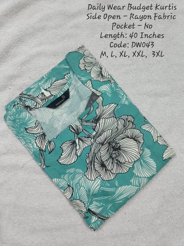 DW043- Daily Wear Budget Friendly Kurtis