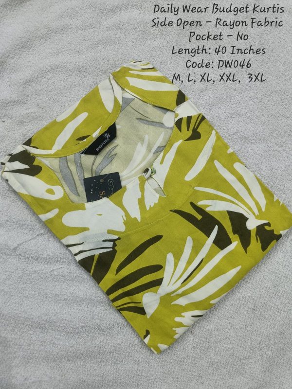 DW046- Daily Wear Budget Friendly Kurtis