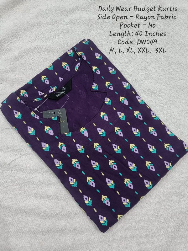 DW049- Daily Wear Budget Friendly Kurtis