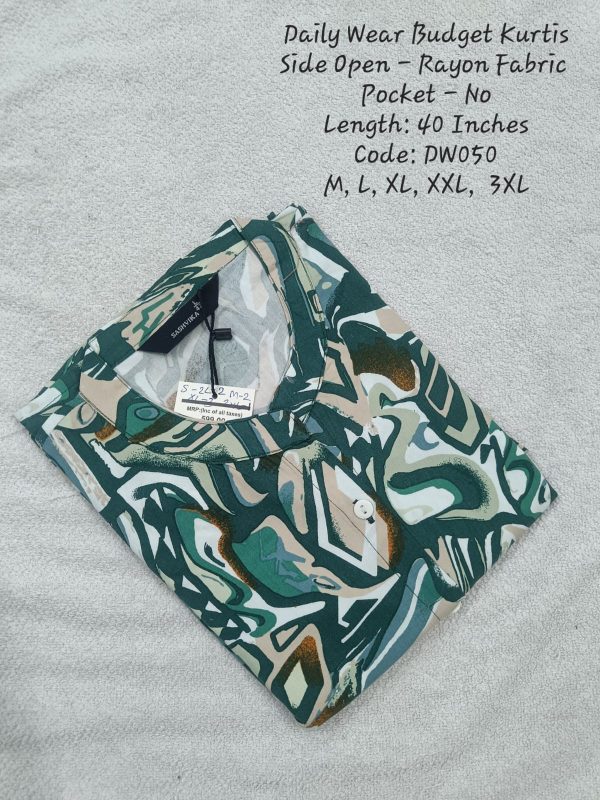 DW050- Daily Wear Budget Friendly Kurtis