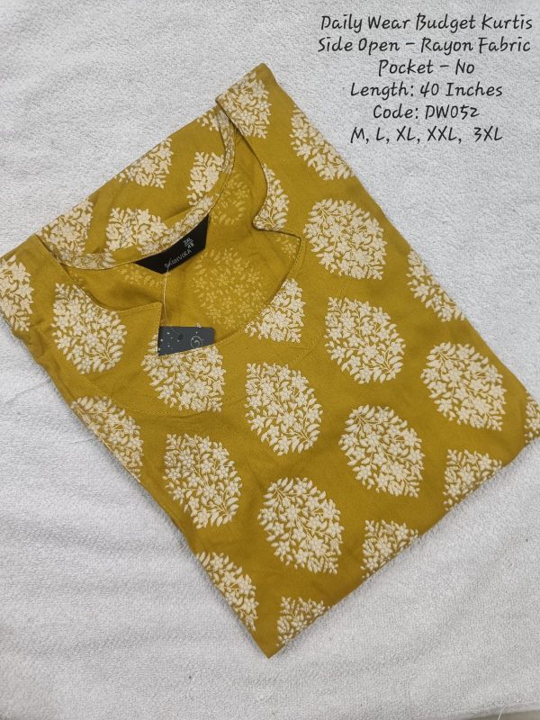 DW052 - Daily Wear Budget Friendly Kurtis